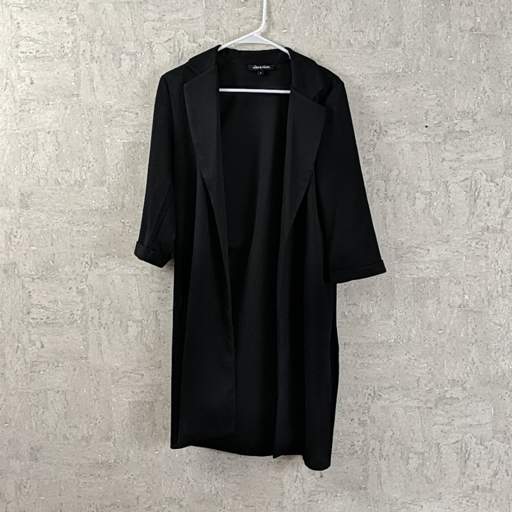 Black long blazer